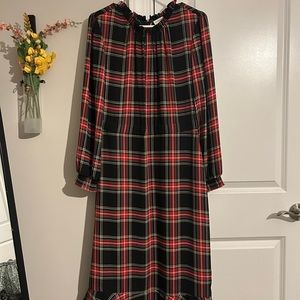 long flowy long sleeve dress